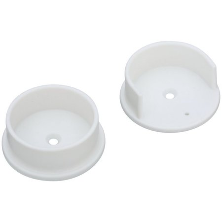 NATIONAL HARDWARE Closet Rod Sckt Set Wht N211-490